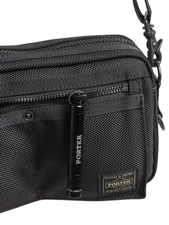 Porter Yoshida PORTER-YOSHIDA & CO. HEAT SMALL SHOULDER BAG BLACK