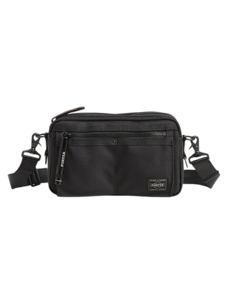 Porter Yoshida PORTER-YOSHIDA & CO. HEAT SMALL SHOULDER BAG BLACK