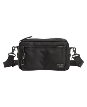 Porter Yoshida PORTER-YOSHIDA & CO. HEAT SMALL SHOULDER BAG BLACK