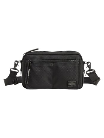 Porter Yoshida PORTER-YOSHIDA & CO. HEAT SMALL SHOULDER BAG BLACK