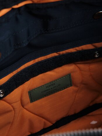 Porter Yoshida PORTER-YOSHIDA & CO. FORCE SHOULDER BAG SMALL NAVY