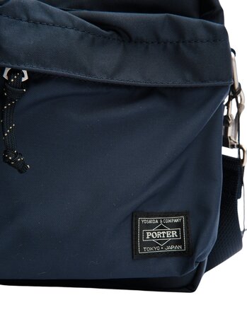 Porter Yoshida PORTER-YOSHIDA & CO. FORCE SHOULDER BAG SMALL NAVY