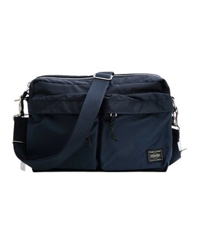 Porter Yoshida PORTER-YOSHIDA & CO. FORCE SHOULDER BAG SMALL NAVY
