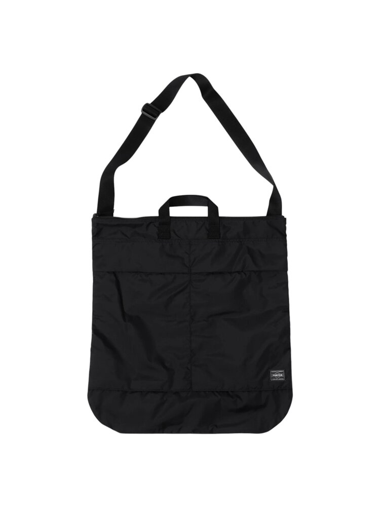 Porter Yoshida PORTER-YOSHIDA & CO. FLEX TWO-WAY HELMET BAG BLACK