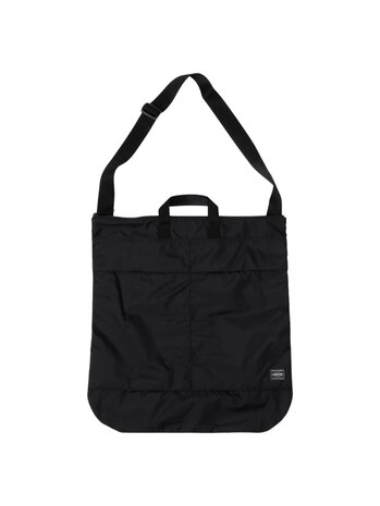 Porter Yoshida PORTER-YOSHIDA & CO. FLEX TWO-WAY HELMET BAG BLACK