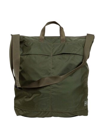 Porter Yoshida PORTER-YOSHIDA & CO. FLEX TWO-WAY HELMET BAG OLIVE