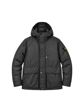 Stone Island STONE ISLAND POLY NYLON CIRE JACKET ANTHRACITE