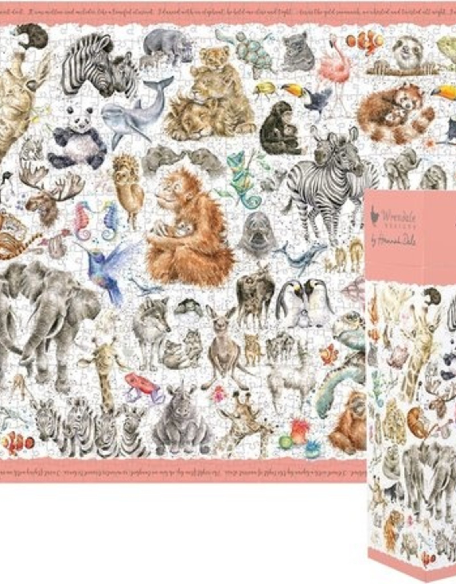 Wrendale  Designs Wrendale Jigsaw Puzzle - The Zoology Collection  - 1000 pieces