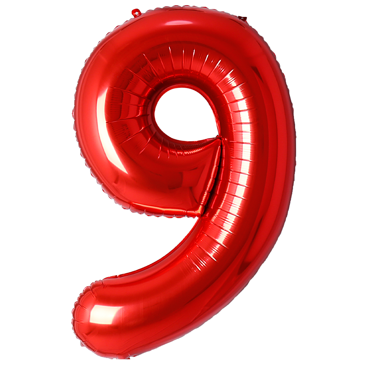 Q2party Folieballon Cijfer 9 Rood - XL 86 Cm