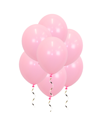Q2party Roze Ballonnen 34 Cm 100 Stuks