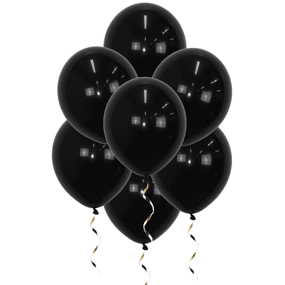 Zwarte Ballonnen 34 Cm 10 Stuks - Q2Party