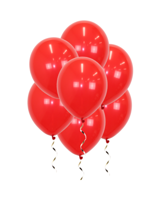 Q2party Rode Ballonnen 34 Cm 50 Stuks