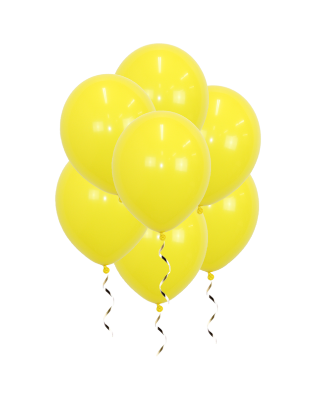 Q2party Gele Ballonnen 34 Cm 100 Stuks