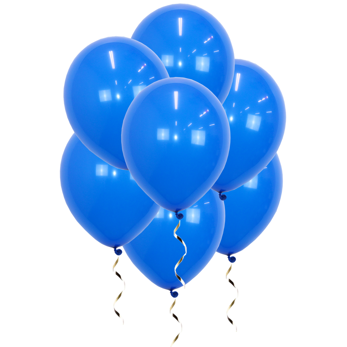 Q2party Blauwe Ballonnen 34 Cm 50 Stuks