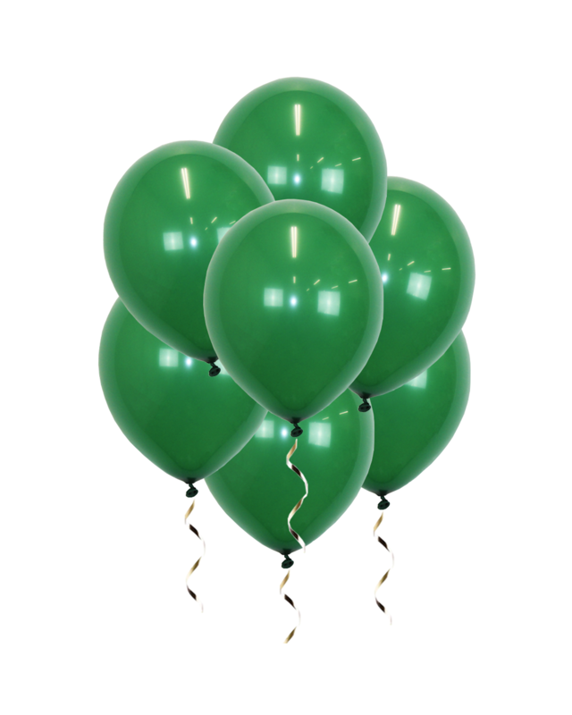 Q2party Groene Ballonnen 34 Cm 10 Stuks