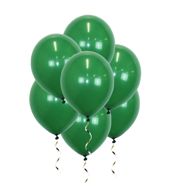 Q2party Groene Ballonnen 34 Cm 10 Stuks