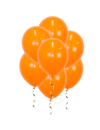 Q2party Oranje Ballonnen 34 Cm 50 Stuks