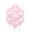 Q2party Roze Metallic Ballonnen 34 Cm 10 Stuks