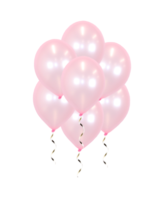 Q2party Roze Metallic Ballonnen 34 Cm 50 Stuks
