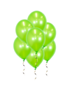 Q2party Groene Metallic Ballonnen 34 Cm 10 Stuks
