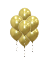 Q2party Gouden chrome Ballonnen 34 Cm 50 Stuks