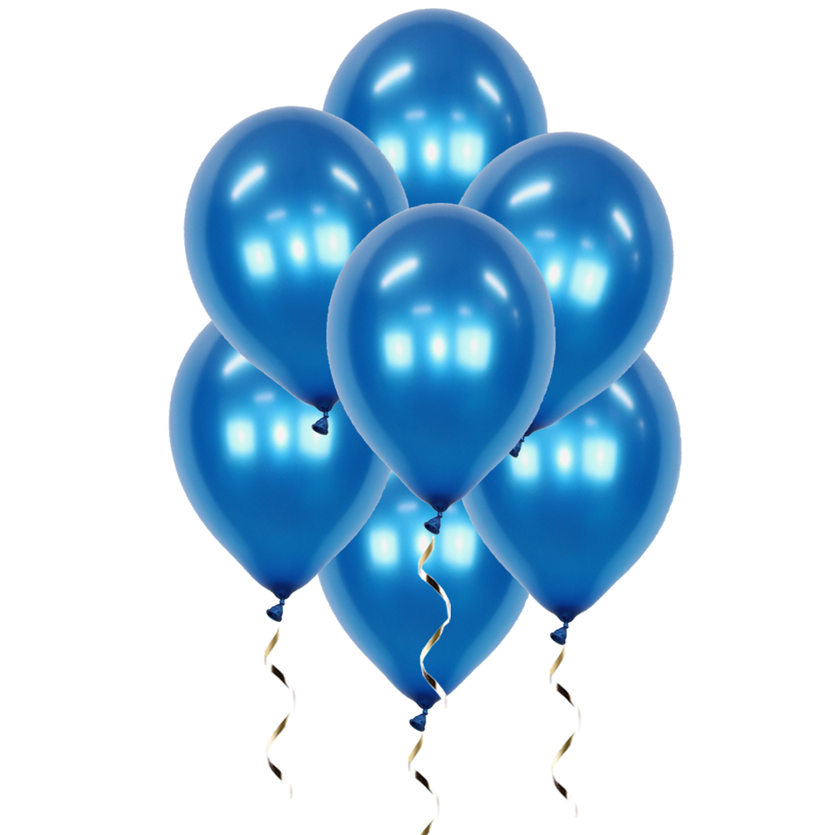 Schoolonderwijs voorzetsel hoek Blauwe Metallic Ballonnen 34 Cm 100 Stuks - ND products