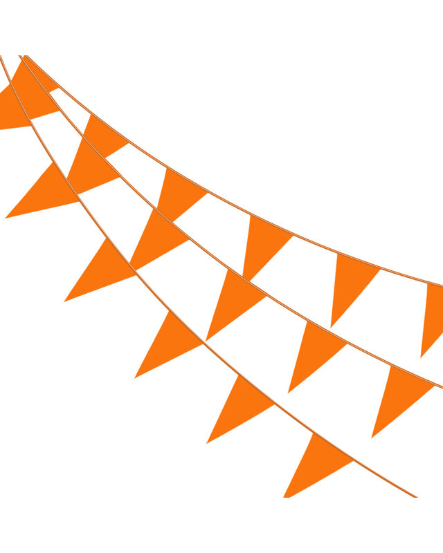 Q2party Oranje Slingers, Vlaggenlijn Oranje 10 Meter