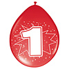 Folat ballon 1 jaar 8 St