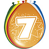Folat ballon 7 jaar 8 St
