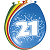 Folat ballon 21 jaar 8 St