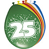 Folat ballon 25 jaar 8 St