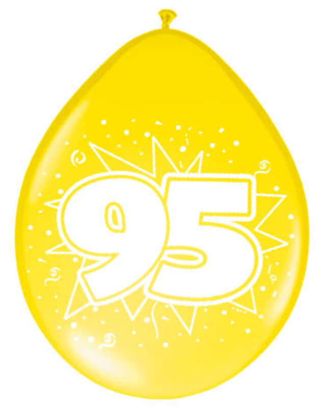 Folat Folat ballon 95Jaar 8 stuks