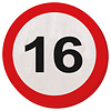 Servetten 16 Jaar Leeftijd Versiering Verkeersbord 20 Stuks