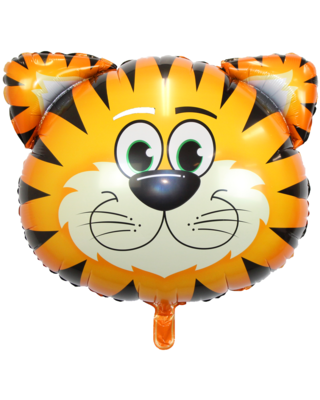 Q2party Tijger Folie Ballon XXL 81 cm