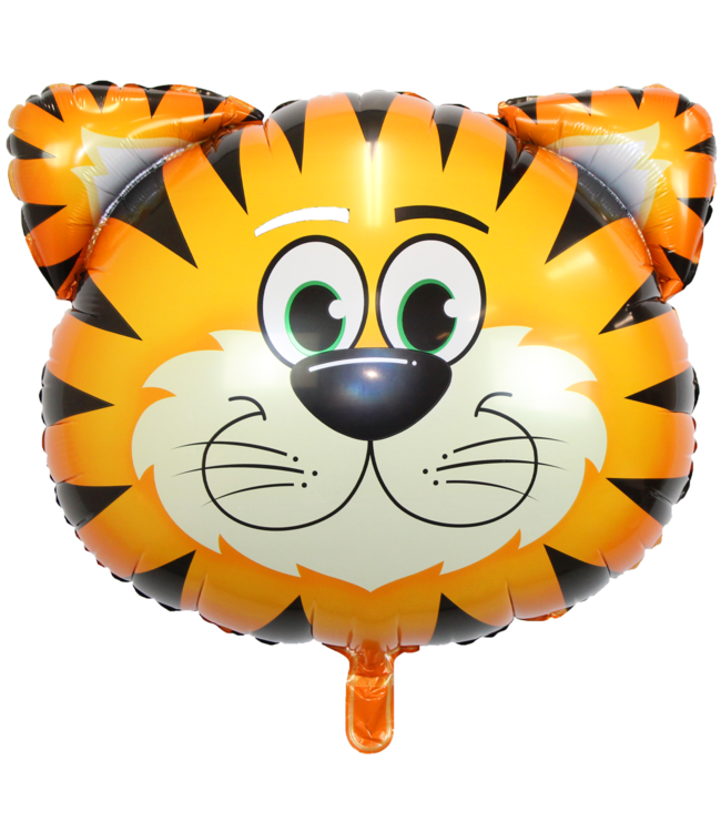 Q2party Tijger Folie Ballon XXL 81 cm