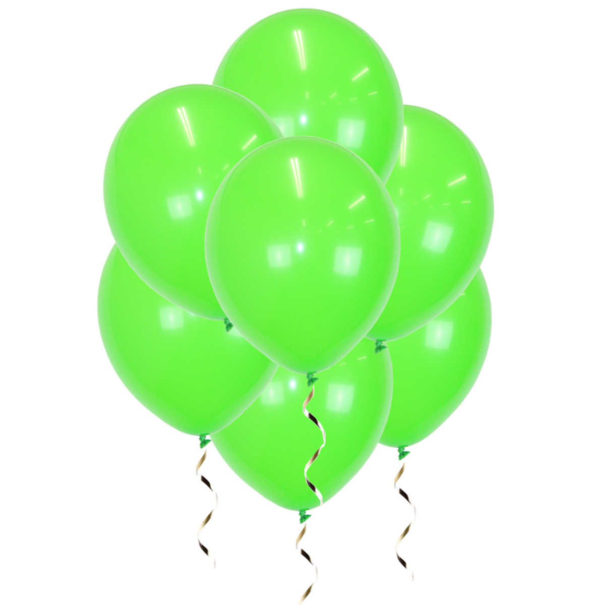 Q2party Licht Groene Ballonnen 34 Cm 100 Stuks