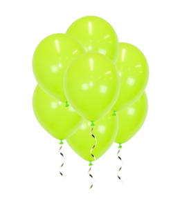 Q2party Lime Groene Ballonnen 34 Cm 10 Stuks