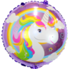 Eenhoorn Folie Ballon Rond Unicorn Versiering 45 Cm