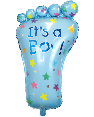 Q2party Its A Boy Folie Ballon Babyshower Versiering 70 Cm