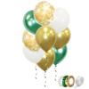 Gouden Witte Groene Ballonnen Confetti Ballon Jungle Versiering 40 Stuks
