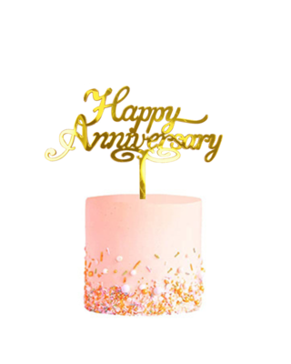 Q2party Huwelijk Bruiloft Taartopper Taart Versiering Goud