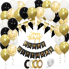 Happy Birthday Slinger Verjaardags Pakket Zwart & Goud