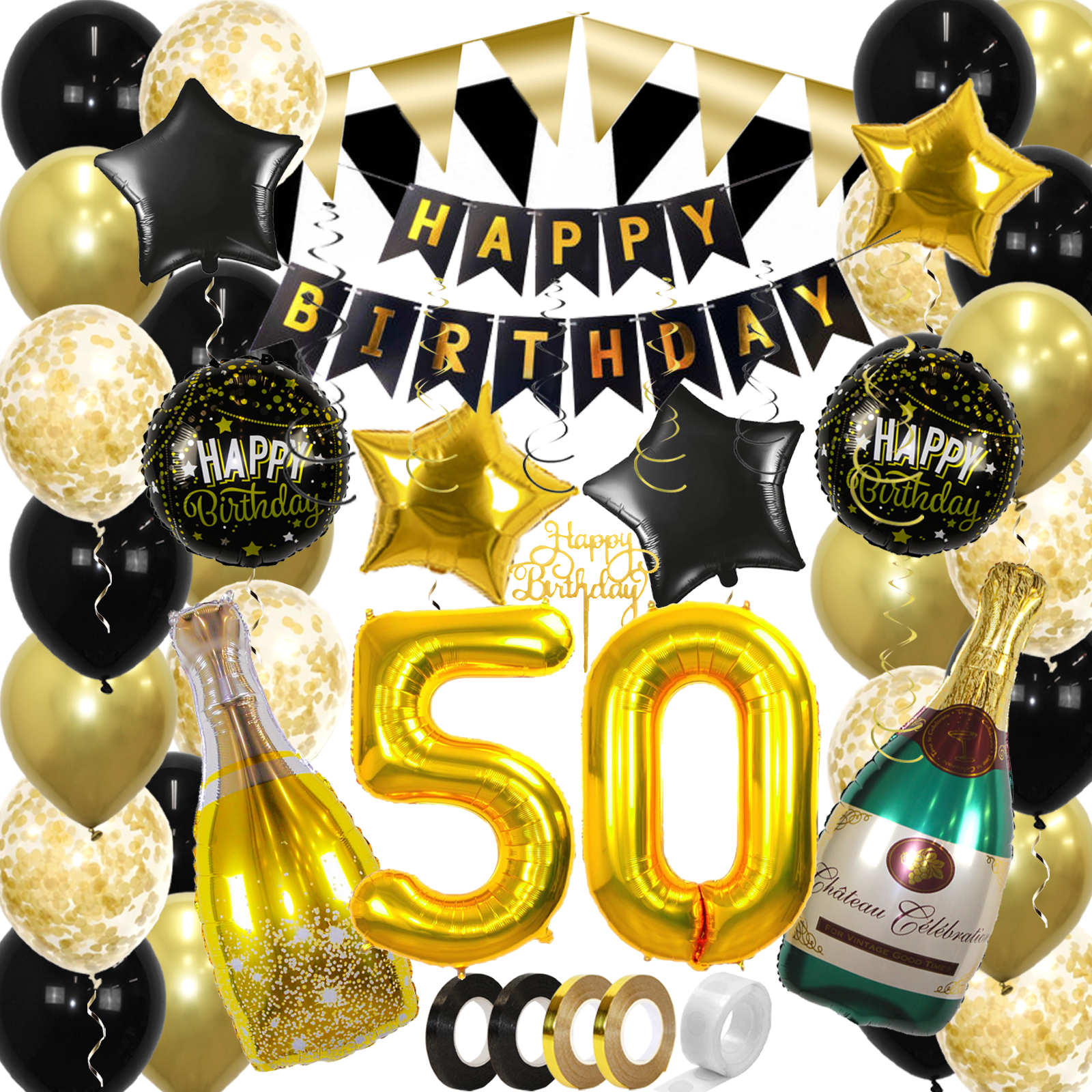 Q2P - Slingers - Verjaardag - Versiering - Voetbal - Vlaggenlijn - Feestartikelen - Feest - Decoratie - Slinger - Groen