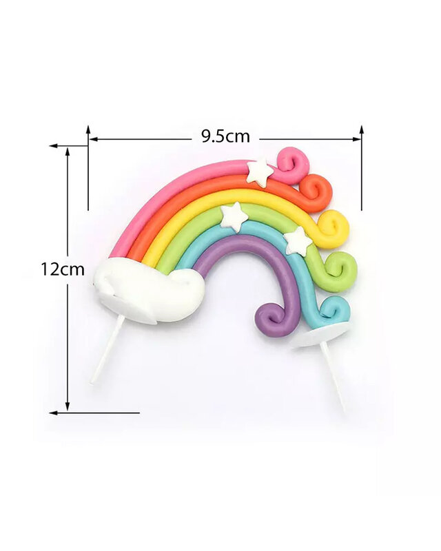 Q2party Eenhoorn Taarttopper Unicorn Cake Topper Versiering
