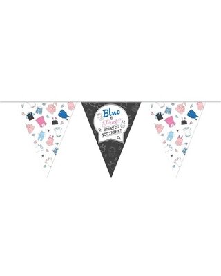 Haza Vlaggenlijn Gender Reveal Versiering Slinger 10 Meter