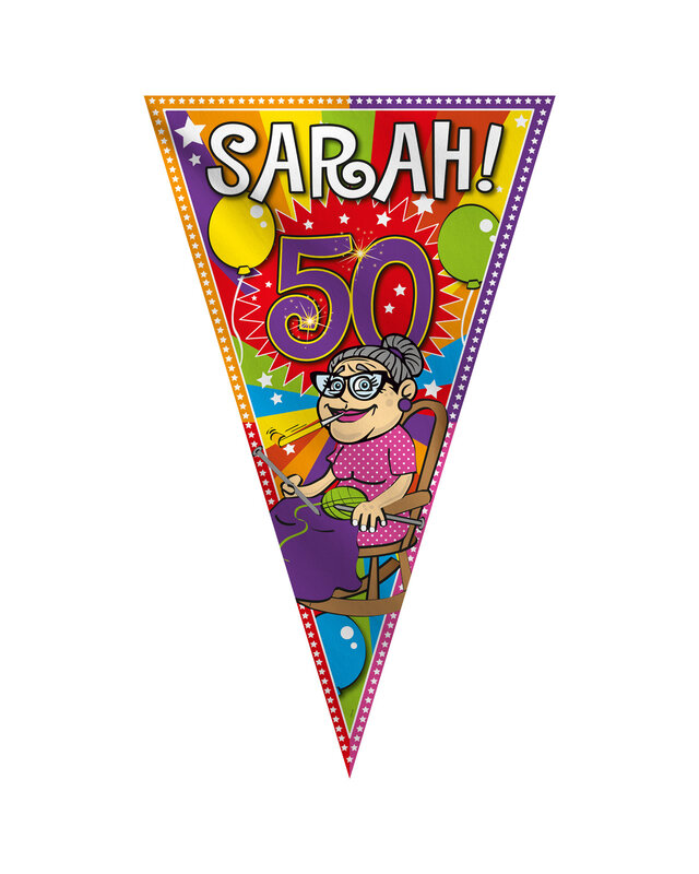 Folat Mega Punt Vlag Sarah Versiering 150X90 Cm