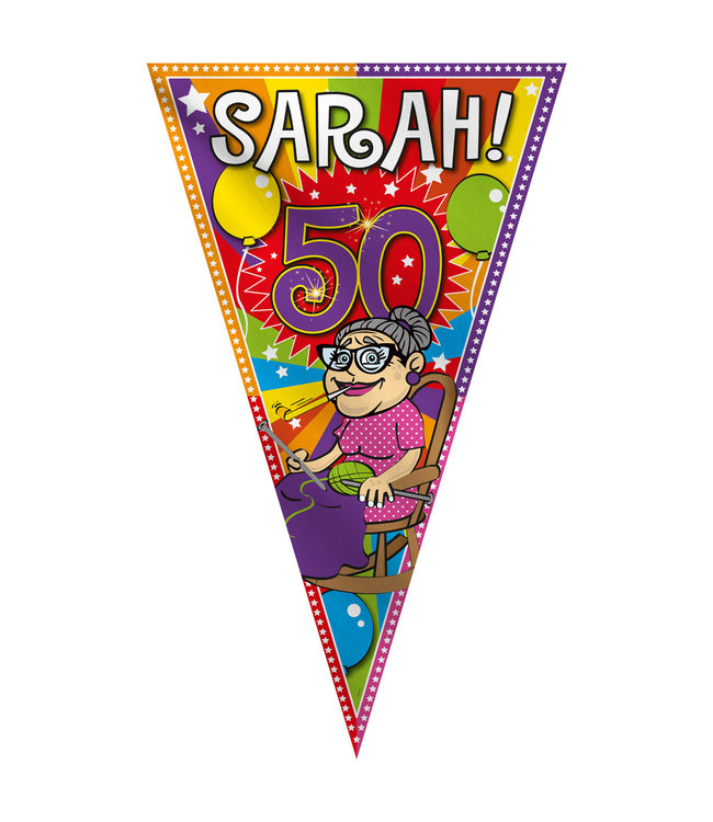 Folat Mega Punt Vlag Sarah Versiering 150X90 Cm