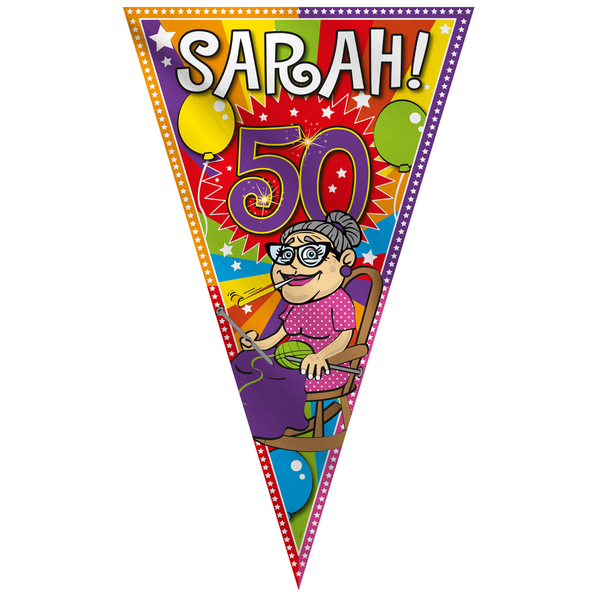 Folat Mega Punt Vlag Sarah Versiering 150X90 Cm
