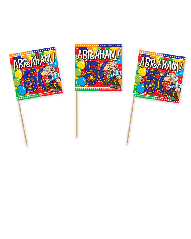 Folat Abraham Prikkers 50 Jaar Versiering 50 Stuks