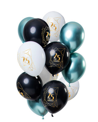 Folat Jubileum Ballonnen 25 Jaar Versiering 30 Cm 12 Stuks